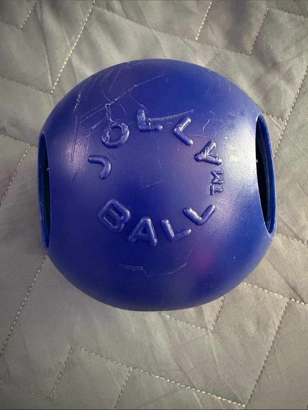 Jolly Pets Teaser Ball Dog Toy, Blue, 4.5-in
